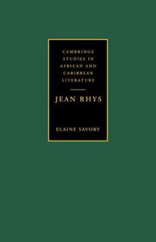 Jean Rhys (Cambridge Studies in African and Caribbean Literature) - Book  of the Cambridge Studies in African and Caribbean Literature