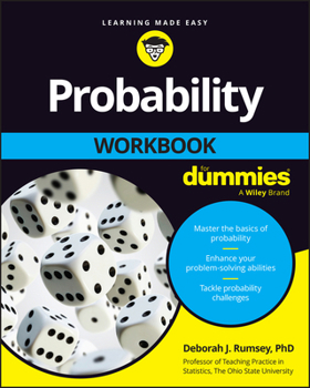 Paperback Probability Workbook for Dummies Book