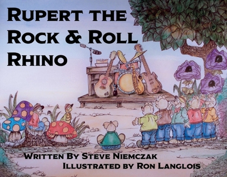 Paperback Rupert the Rock & Roll Rhino Book