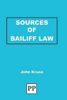 Paperback Sources of Bailiff Law Book