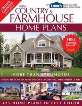 Paperback New Country & Farmhouse Home Plans Book