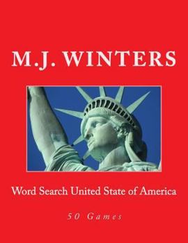 Paperback Word Search United States of America Book