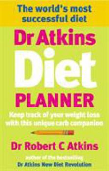 Paperback Dr Atkins Diet Planner: Keep Track of Your Weight Loss with This Unique Carb Companion Book