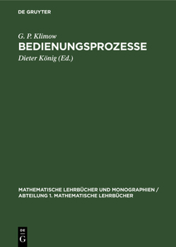 Hardcover Bedienungsprozesse: Eine Einführung [German] Book