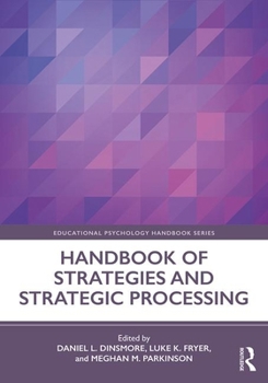 Paperback Handbook of Strategies and Strategic Processing Book