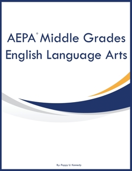 Paperback AEPA Middle Grades English Language Arts Book