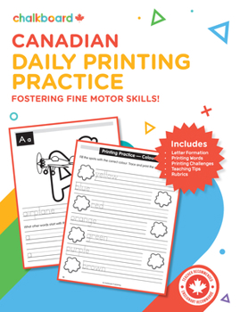 Paperback Canadian Daily Printing Practice K-2 Book
