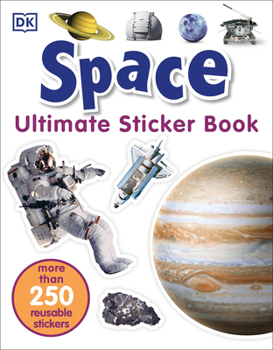 Paperback Ultimate Sticker Book: Space: More Than 250 Reusable Stickers Book