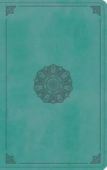 Paperback ESV Large Print Thinline Bible (Trutone, Turquoise, Emblem Design) [Large Print] Book