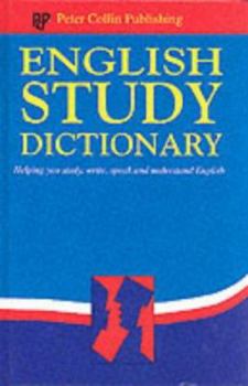 Hardcover English Study Dictionary Book