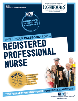 Paperback Registered Professional Nurse (C-671): Passbooks Study Guide Volume 671 Book
