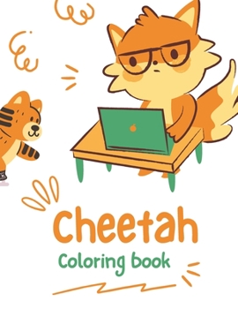 Paperback Cheetah Coloring Book