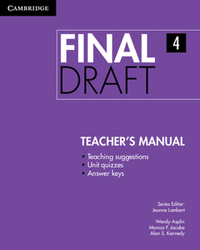 Paperback Final Draft Level 4 Teacher's Manual Book