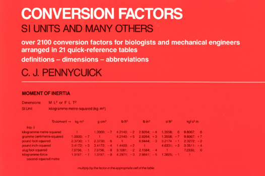 Paperback Conversion Factors: S. I. Units and Many Others Book