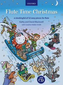 Sheet music Flute Time Christmas + CD: A stockingful of 32 easy pieces Book