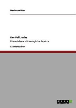 Paperback Der Fall Judas: Literarische und theologische Aspekte [German] Book