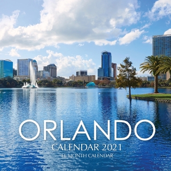 Paperback Orlando Calendar 2021: 16 Month Calendar Book