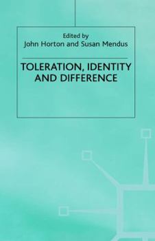 Hardcover Toleration, Identity and Difference Book