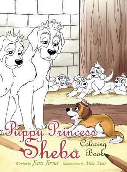 Hardcover Puppy Princess Sheba: Coloring Book