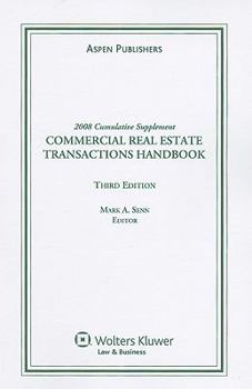 Cumulative Supplement Commercial Real Estate Transactions Handbook