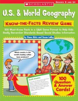 Paperback Know-The-Facts Review Game: 100 Must-Know Facts in A Q&A Game Format to Help Kids Really Remember Standards-Based Social Studies Information Book