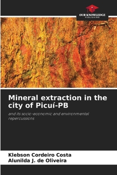 Paperback Mineral extraction in the city of Picuí-PB Book