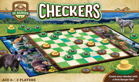 Board Game Jr Ranger Checkers Book