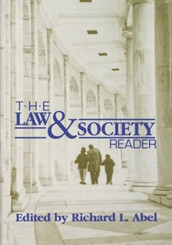 Paperback The Law and Society Reader Book