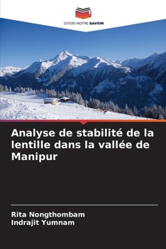 Paperback Analyse de stabilité de la lentille dans la vallée de Manipur [French] Book