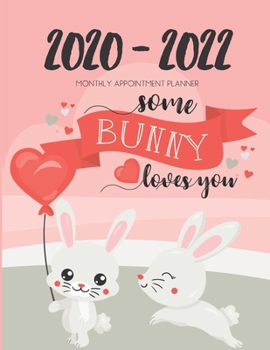 2020-2022 Three 3 Year Planner Rabbit Bunny Monthly Calendar Gratitude Agenda Schedule Organizer: 36 Months Calendar; Appointment Diary Journal With ... Notes, Julian Dates & Inspirational Quotes