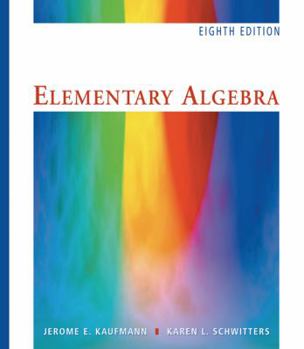 Hardcover Elementary Algebra Book