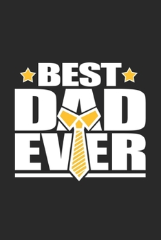 Paperback Best dad ever: 6x9 Fathers' Day - lined - ruled paper - notebook - notes Book