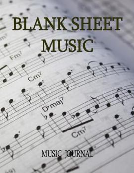 Paperback Blank Sheet Music: 100 Pages of Blank Sheet Music Book