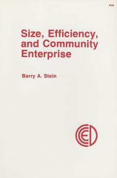 Paperback Size, Efficiency, and Community Enterprise Book
