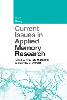 Paperback Current Issues in Applied Memory Research Book