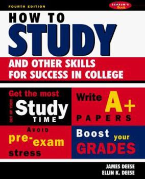 Paperback How to Study: And Other Skills for Success in College Book