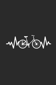 Cycling Heartbeat: Cycle Sport Notebook, Graph Paper (6" x 9" - 120 pages) ~ Sports Themed Notebook for Daily Journal, Diary, and Gift