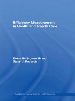 Paperback Efficiency Measurement in Health and Health Care Book