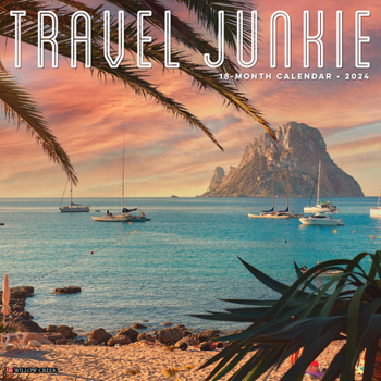 Calendar Travel Junkie 2024 12 X 12 Wall Calendar Book
