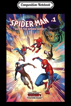 Paperback Composition Notebook: Spider-Man Spider-Verse Comic Cover Premium Journal/Notebook Blank Lined Ruled 6x9 100 Pages Book