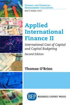 Paperback Applied International Finance II, Second Edition: International Cost of Capital and Capital Budgeting Book