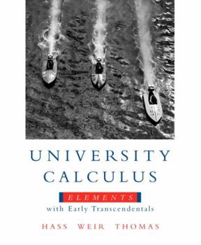 Hardcover University Calculus: Elements with Early Transcendentals Book