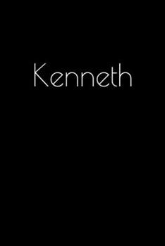 Paperback Kenneth: Notebook / Journal / Diary - 6 x 9 inches (15,24 x 22,86 cm), 150 pages. Personalized for Kenneth. Book