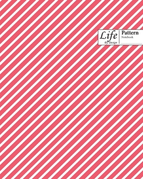 Paperback Striped Pattern Composition Notebook Book