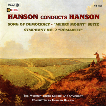 Music - CD Hanson Conducts Hanson  Song Of Democrac Book