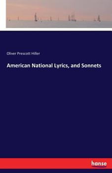 Paperback American National Lyrics, and Sonnets Book