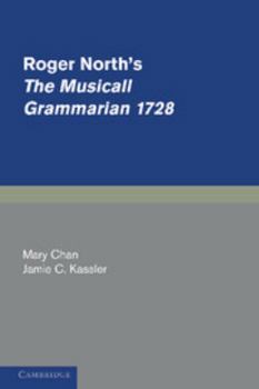 Hardcover Roger North's the Musicall Grammarian 1728 Book