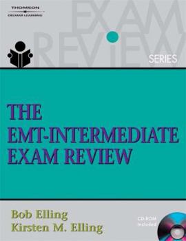 Paperback The EMT Intermediate Exam Review [With CDROM] Book