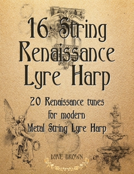 Paperback 16 String Renaissance Lyre Harp Book