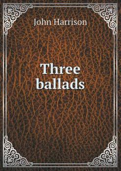 Paperback Three Ballads Book